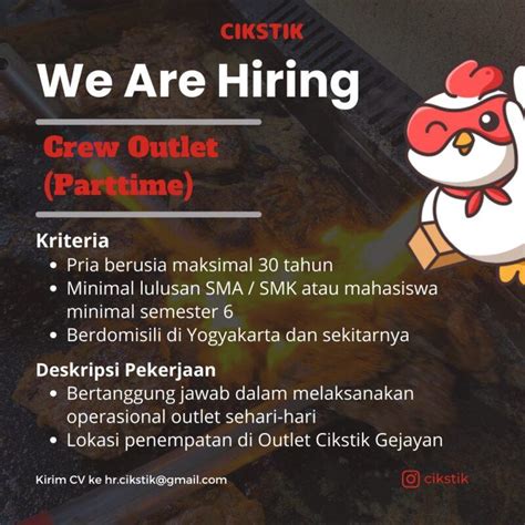 Lowongan Kerja Crew Outlet Di Cikstik Lokerjogja Id