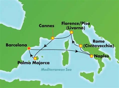 CRUCERO MEDITERRANEO OCCIDENTAL 2020 Desde BARCELONA España