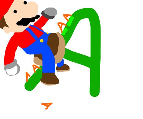 Mario Falling Down The Stairs Drawception