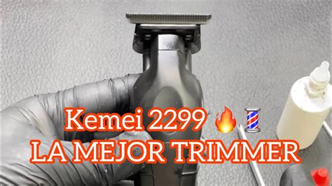 KEMEI 2299 LA MEJOE TRIMMER DEL MUNDO YouTube