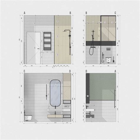 Bathroom Layout In Revit Interior Design Presentation Interior