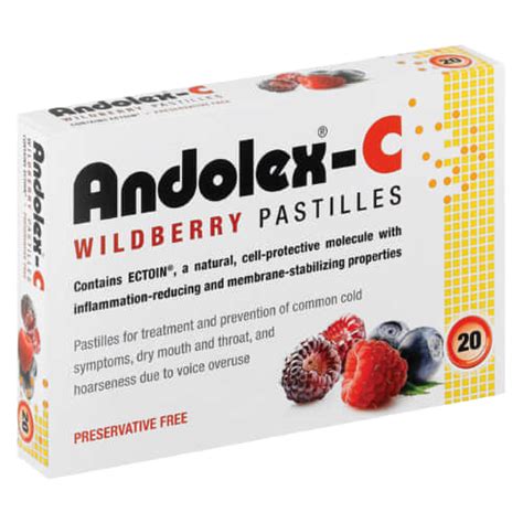 Andolex C Pastilles Wildberry 20 Broadway Pharmacy