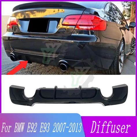 Car Rear Bumper Diffuser Spoiler Lip Splitter Rear Bumper Lip Protector