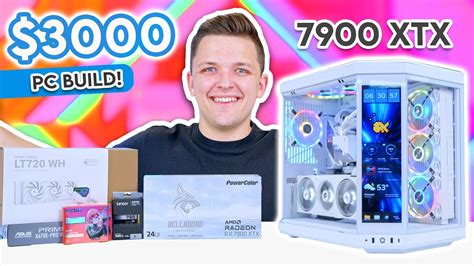 The ULTIMATE 3000 Gaming PC Build HYTE Y70 Touch 7900 XTX