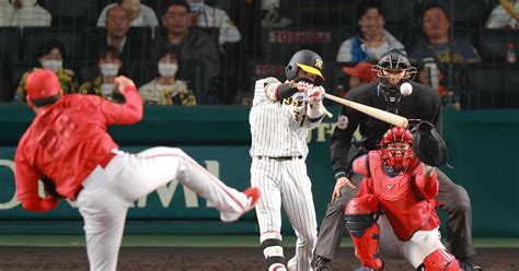 阪神・中野拓夢の口火打から夢を見た コイに逆転負けも九回執念の反撃（12ページ） サンスポ