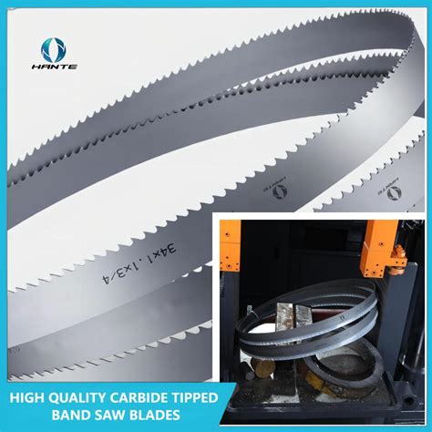 Titanium Alloy Carbide Hard Metal Steel Cutting Band Saw