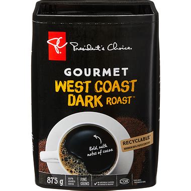 Pc Gourmet West Coast Dark Roast Fine Grind Coffee Pc Ca