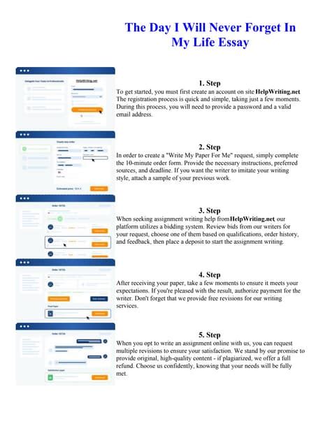 The Day I Will Never Forget In My Life Essay Pdf