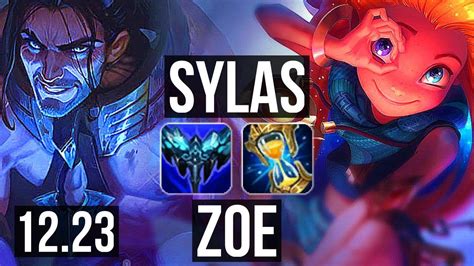 Sylas Vs Zoe Mid 5 0 5 1 4m Mastery 500 Games Kr Master 12