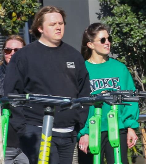 Lewis Capaldi Loved Up With Girlfriend Ellie Macdowall As She Meets His