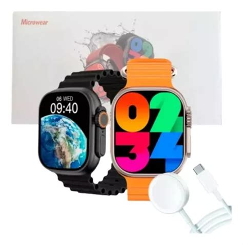 Relógio Smartwatch W69 Ultra Series 9 Android Ios Amoled Nfc