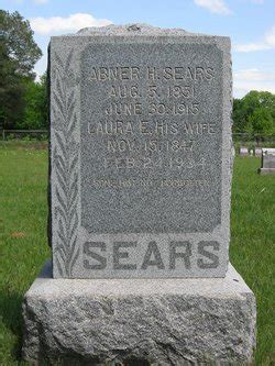 Abner H Sears M Morial Find A Grave