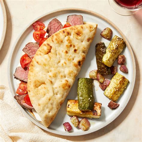 Recipe: Steak Gyros Tzatziki & Za’atar-Roasted Vegetables - Blue Apron