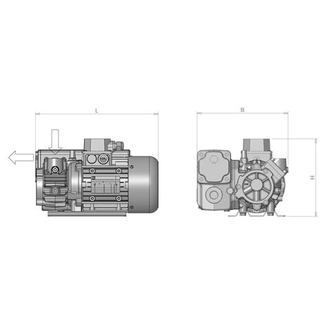 Em28 Single-Stage Rotary Vane Pump, Rotary Vane Vacuum Pump Imported From Italy - Em Single ...