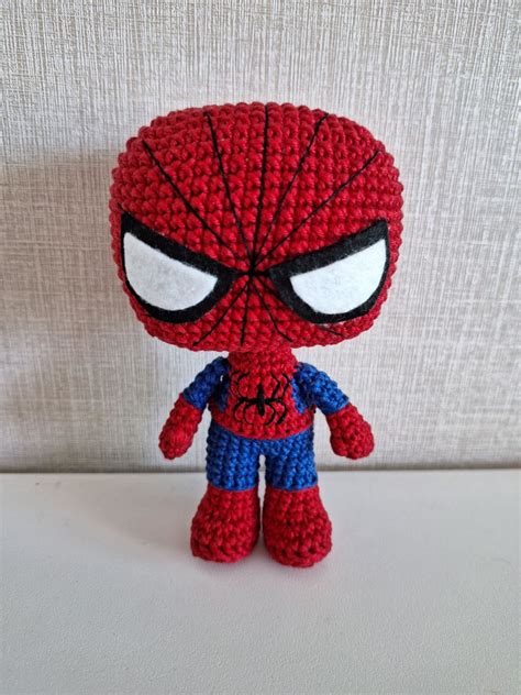 Homem Aranha em Amigurumi Crochê Elo7 Produtos Especiais