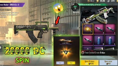 Pubg Lite Groza Gun Skin Pubg Mobile Lite New Crate Opening YouTube