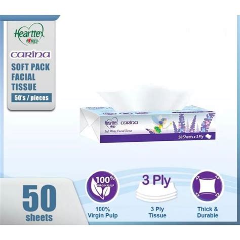 Carina Soft Travel Pack Facial Tissue Sheets X Packs Lazada