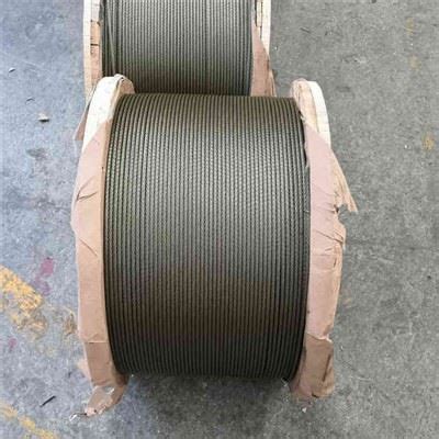 China 3 26mm 6X12 7FC Ungalvanized Steel Wire Rope Manufacturers