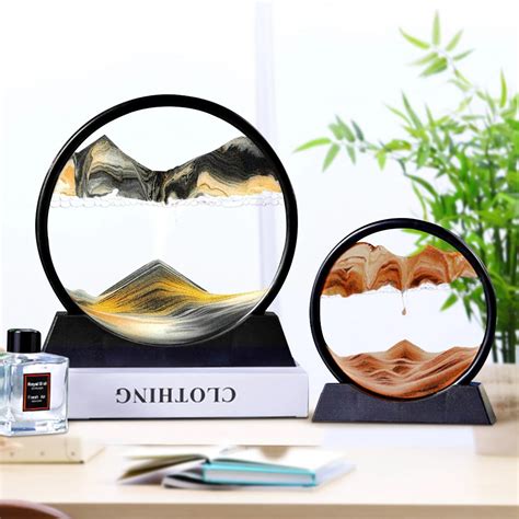 Creative 3d Hourglass With Shelf Deep Sea Sandscape Quicksand Painting