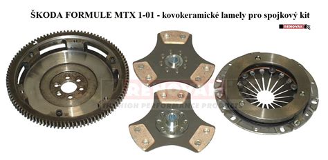 Kovokeramické spojkové lamely Rensport Škoda RENOVAK Kostelec nad