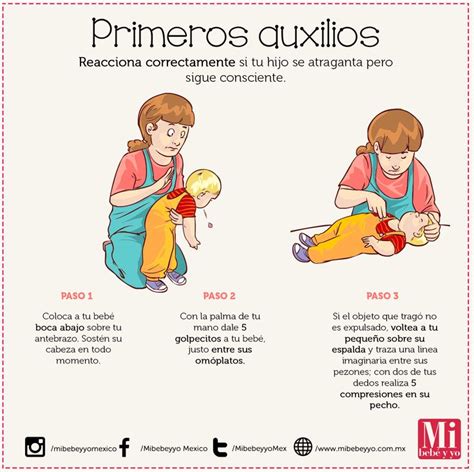 Conoce más consejos sobre primeros auxilios Salud Bebé Maternidad