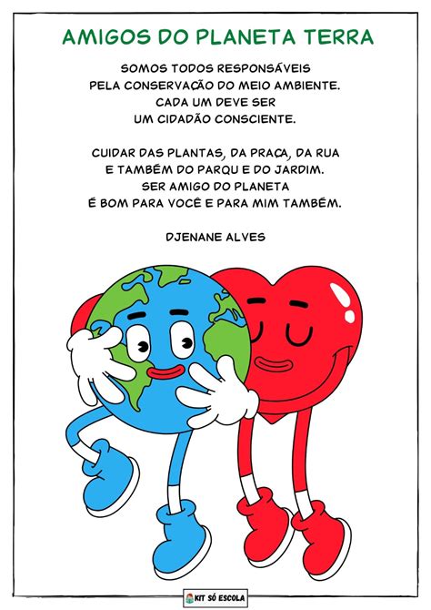 Poema E Atividades Dia Da Terra De Abril Artofit