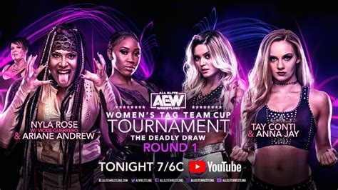 Aew Womens Tag Team Tournament Begins Tonight On Youtube Tpww