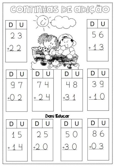 Atividades De Matematica Continhas De Adicao S Escola