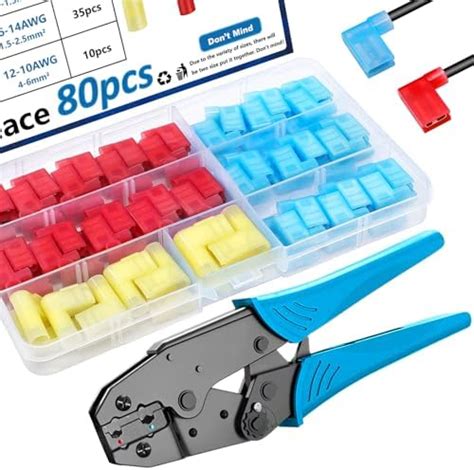 Amazon Smseace Pcs Right Angle Spade Connectors With Flag