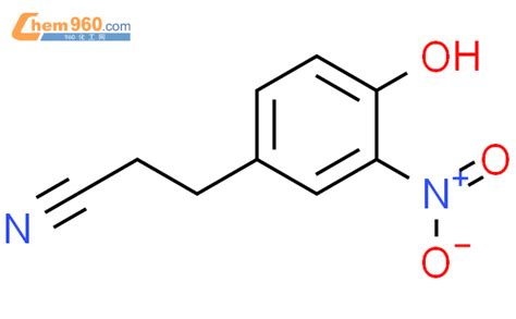 61310 05 2 3 4 hydroxy 3 nitrophenyl propanenitrile化学式结构式分子式mol