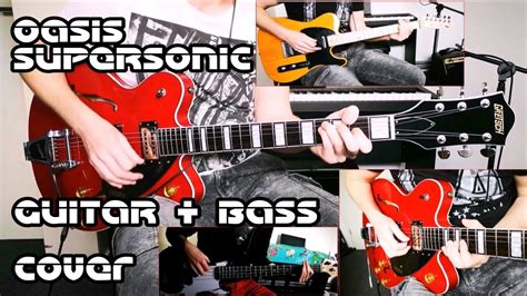 Oasis Supersonic Guitar Bass Cover YouTube