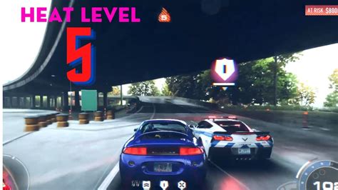 Heat Level 5 Police Chase NFS Unbound YouTube