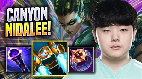 CANYON IS SO CLEAN WITH NIDALEE DK Canyon Plays Nidalee JUNGLE Vs