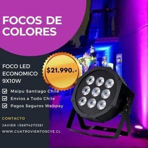 Focos De Colores Fiestas Eventos Discotecas