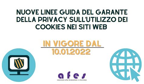 Nuove Linee Guida Del Garante Della Privacy Sullutilizzo Dei Cookies