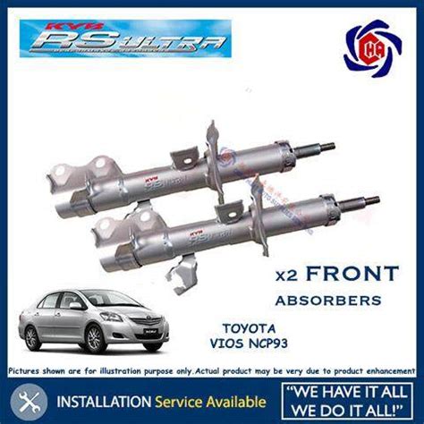 X2 FRONT Absorbers Toyota Vios NCP93 Shock Absorber KYB RS Ultra Heavy