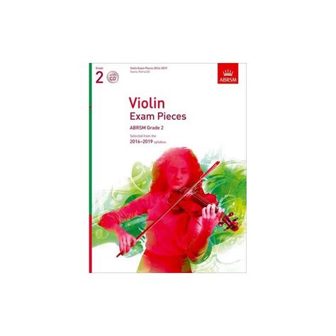 ABRSM Violin Exam Pieces Grade 2 2016 2019