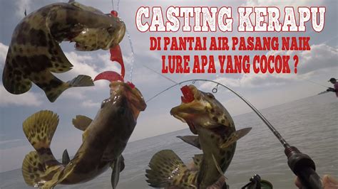 Cara Mancing Ikan Kerapu Teknik Ul Casting Umpan Soft Lure Di Spot