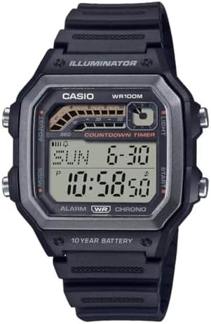 Casio Youth Series Digital Grey Dial Men S Watch Ae Whd Avdf