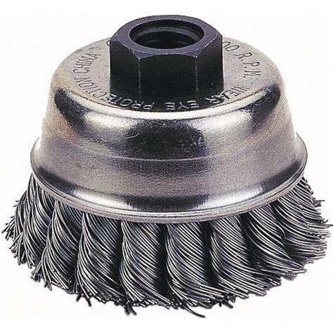 Wire Cup Brushes Threaded Nut Type Wheel Size X M Shipstore