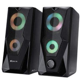 Xtrike Me Speakers For Pc Gaming Stereo Channel Speakers Rgb Light