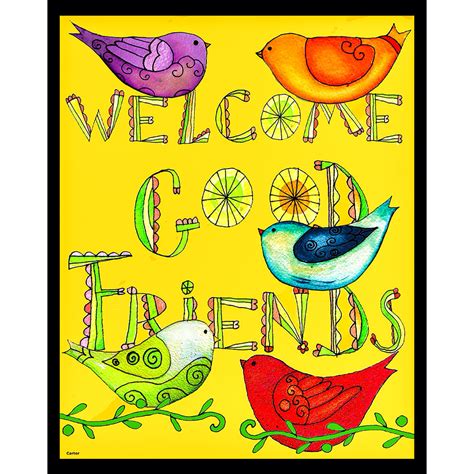 Welcome Good Friends - Night Light Designs