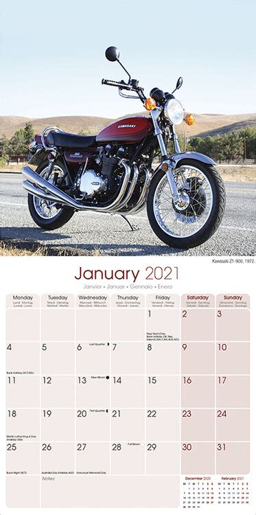 70 S Superbikes Wall Calendars 2021 Buy At Abposters