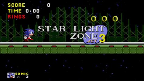 Sonic The Hedgehog Star Light Zone Act Youtube