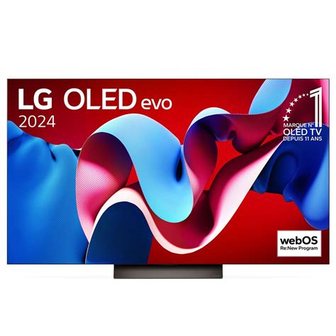 TV OLED Evo LG OLED55C44 139 Cm 4K UHD Smart TV 2024 Noir Et Brun