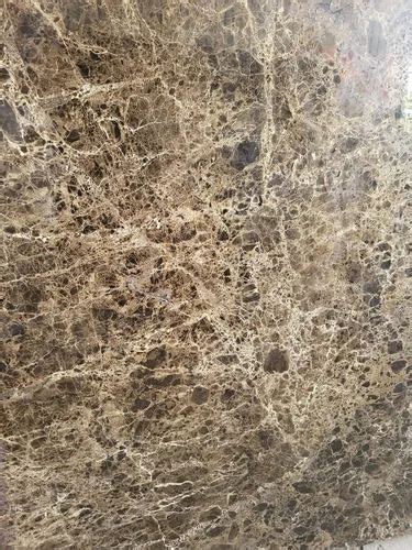 Beige Italian Dark Polished Emperador Marble Thickness 20 Mm At Rs