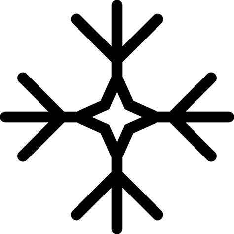 Snowflake Svg Png Icon Free Download 39595 Onlinewebfontscom