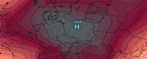 Powstanie potężny wyż Ciśnienie przekroczy 1040 hPa i chwyci silny