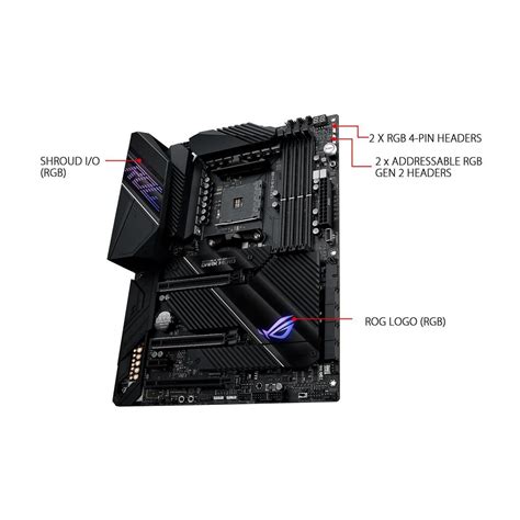 Asus Rog Crosshair Viii Dark Hero Amd Am4 Atx Motherboard