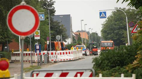 Erneuter Rohrbruch an der Feldstraße